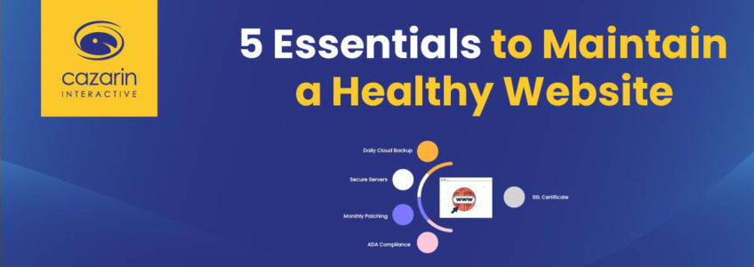 5 Essentials to Maintain a Healthy Website